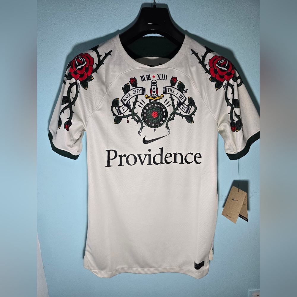 Nike Mens Portland Thorns FC Away Soccer Jersey 2023  DR3970-073 SZ Small
